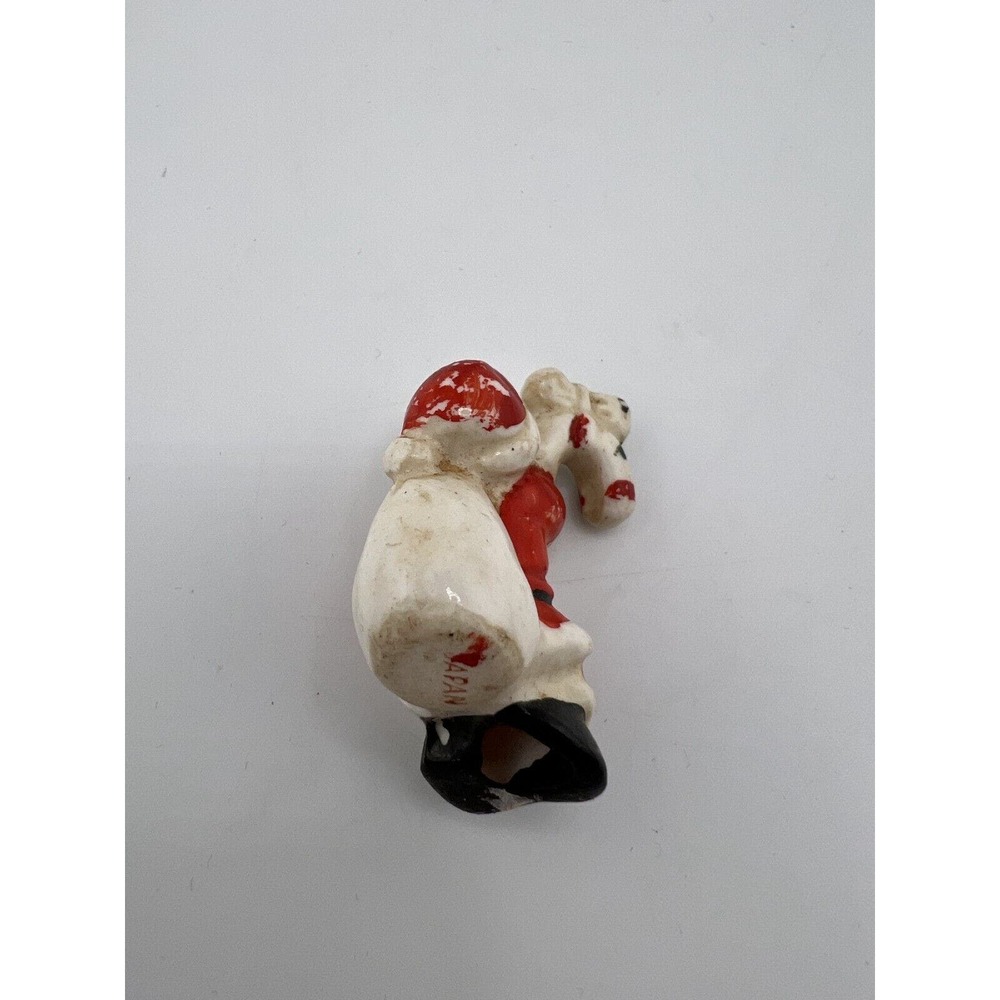 Vintage Holiday Party Home Decoration Christmas Santa Claus Figurine - 1.75" - Picture 2 of 5